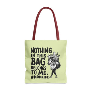 Bags - Aop Tote Bag - Mom Life Fashion Statement - Dipaliz 18’’ × / Red
