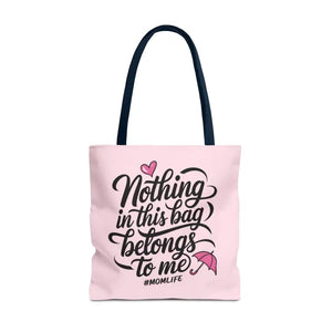 Aop Tote Bag - Bold Mom Life Fashion Essential - Dipaliz - 18’’ × / Navy - Bags