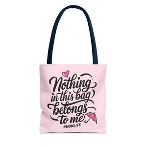 Aop Tote Bag - Bold Mom Life Fashion Essential - Dipaliz - 13’’ × / Navy - Bags