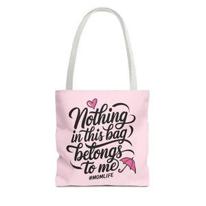 Aop Tote Bag - Bold Mom Life Fashion Essential - Dipaliz - 13’’ × / White - Bags