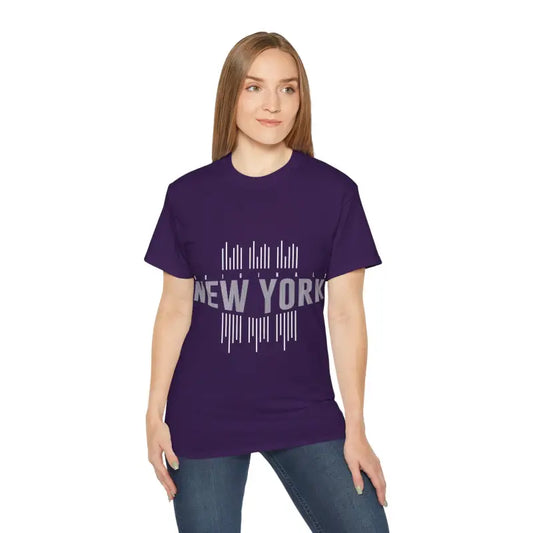 Unisex Ultra Cotton Tee: Nyc Style’s Iconic Wardrobe Essential - Purple / s T-shirt