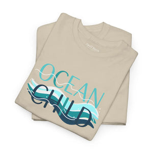 Coastal Ocean Child Tee - Wave Graphic Cotton Shirt - Dipaliz - T-shirts