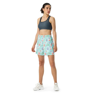 Ocean Print Unisex Athletic Shorts | Upf50+ Recycled Fabric Long - Xs