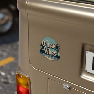 Vibrant Beach Lovers Sticker - Water-resistant Vinyl - Dipaliz - Bumper Stickers