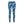 Ocean Waves Floral Leggings, Blue Mermaid Seashell All-over Print - s