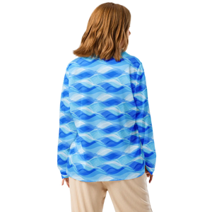 Ocean Waves Long Sleeve Pajama - Silky Comfort - Dipaliz - Pajamas