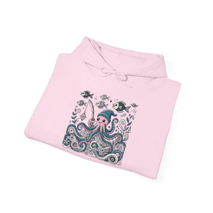 Oceanic Adventure Hoodie - Beach Vibes Whale Art Comfort - Dipaliz - Hoodies