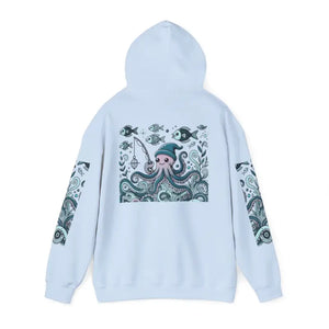 Oceanic Adventure Hoodie - Beach Vibes Whale Art Comfort - Dipaliz - Hoodies