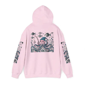 Oceanic Adventure Hoodie - Beach Vibes Whale Art Comfort - Dipaliz - Hoodies