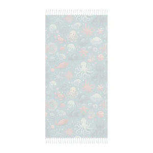Boho Beach Bliss Marine Life Blanket - Soft Polyester - Dipaliz - 38’’ × 81’’ / Towels