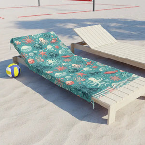 Boho Beach Bliss Marine Life Blanket - Soft Polyester - Dipaliz - 38’’ × 81’’ / Towels