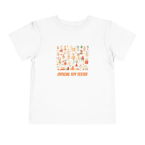 Soft Cotton Short Sleeve Tee - Toy Tester Toddler - Dipaliz - Baby & Clothing