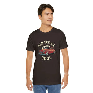 Vintage School Cool Car Jersey Tee Cotton Casual - Dipaliz - T-shirts