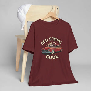 Vintage School Cool Car Jersey Tee Cotton Casual - Dipaliz - T-shirts