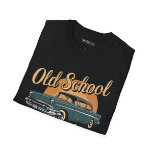 Old School Vintage Car Tee - Ring Spun Cotton - Dipaliz - T-shirts