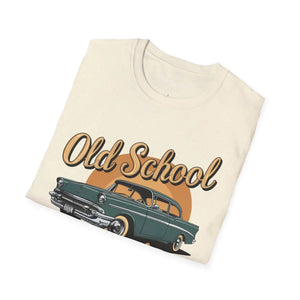 Old School Vintage Car Tee - Ring Spun Cotton - Dipaliz - T-shirts