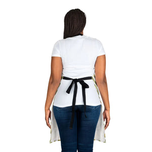 Olive Branch Apron, Mediterranean Kitchen Floral Print Cooking - Aprons