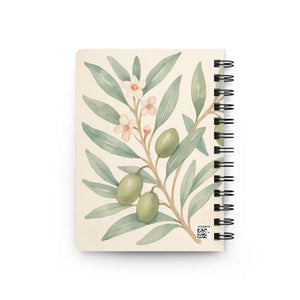 Olive Branch Spiral Journal Glossy Laminated Cover - Dipaliz - one Size - Journals