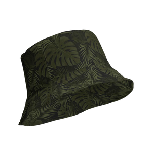 Tropical Olive Reversible Bucket Hat Polyester - Dipaliz - Hats