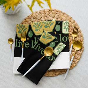Cloth Napkin Set Soft Lightweight Designs for Dining - Dipaliz - Napkins