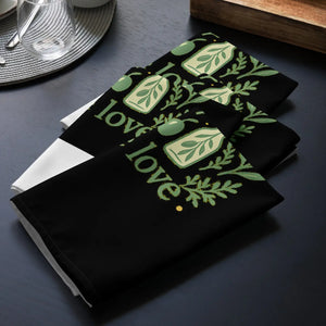 Olives Clutter Core Cloth Napkin Set - Lightweight Elegance - Dipaliz - Napkins