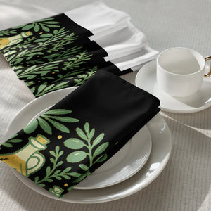 Olives Clutter Core Cloth Napkin Set - Lightweight Elegance - Dipaliz - Napkins