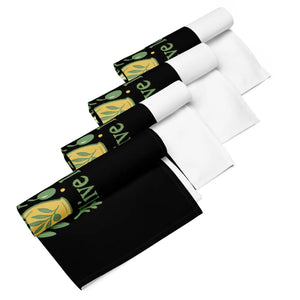 Olives Clutter Core Cloth Napkin Set - Lightweight Elegance - Dipaliz - Napkins