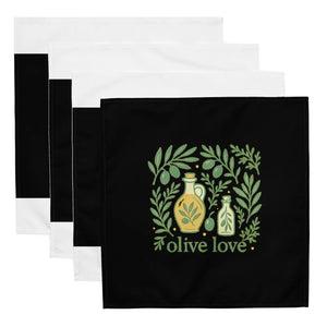 Olives Clutter Core Cloth Napkin Set - Lightweight Elegance - Dipaliz - Napkins