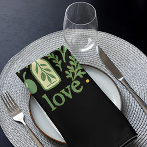 Olives Clutter Core Cloth Napkin Set - Lightweight Elegance - Dipaliz - Napkins