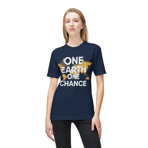Celebrate Earth Day T-shirt one Chance Eco Tee - Dipaliz - T-shirts