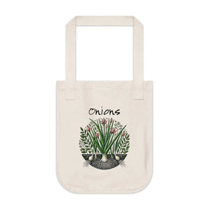 Eco Chic Organic Canvas Tote - Spacious Nature Print - Dipaliz - Bags