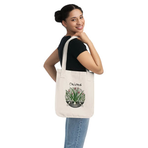Eco Chic Organic Canvas Tote - Spacious Nature Print - Dipaliz - Bags