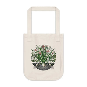 Eco Chic Organic Canvas Tote - Spacious Nature Print - Dipaliz - Bags