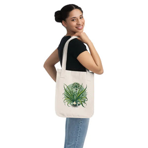 Eco-friendly Canvas Tote with Spacious Compartment - Dipaliz - one Size / Natural - Bags