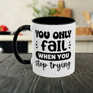 Mug - Accent Coffee with Eye-catching Color Contrast - Dipaliz 11oz / Black