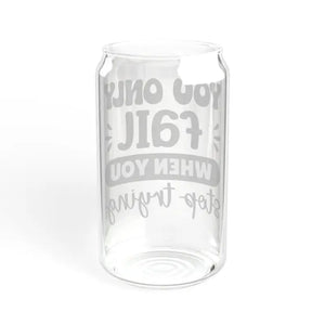 Bpa-free Sipper Glass 16oz with Bamboo Lid - Dipaliz - Tumblers