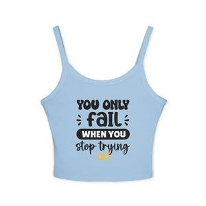 Soft Ring-spun Cotton Spaghetti Strap Tank - Dipaliz - Tops