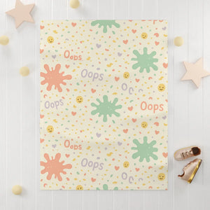 Splash Baby Blanket – Soft Fleece Nursery - Dipaliz - Blankets