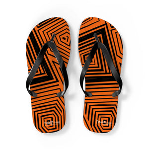 Striped Pattern Flip Flops - Summer Vibes Eva Shoes - Dipaliz - Slippers
