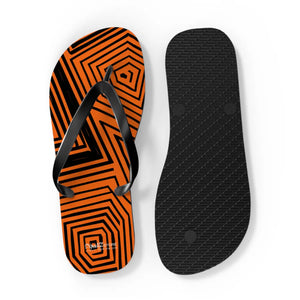Striped Pattern Flip Flops - Summer Vibes Eva Shoes - Dipaliz - Slippers