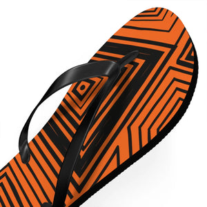 Striped Pattern Flip Flops - Summer Vibes Eva Shoes - Dipaliz - Slippers