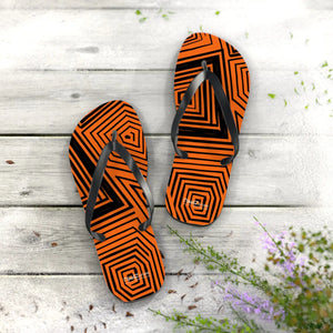 Striped Pattern Flip Flops - Summer Vibes Eva Shoes - Dipaliz - Slippers