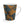 Vibrant Lined Ceramic Latte Mug Orange and Blue - Dipaliz - Mugs