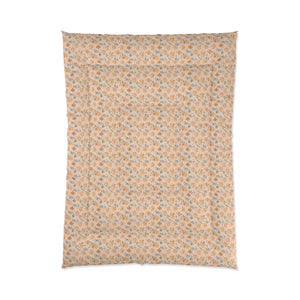 Orange Butterfly Floral Comforter – Microfiber - Dipaliz - Quilts & Comforters