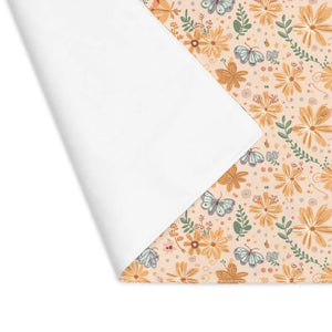 Orange Butterfly Floral Placemats – Cotton - Dipaliz