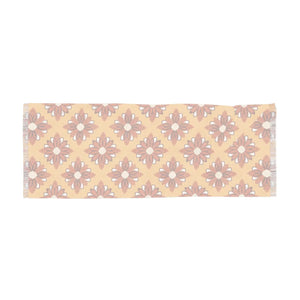 Golden Retro Daisy Mandala Pattern Light Scarf - Scarves & Shawls