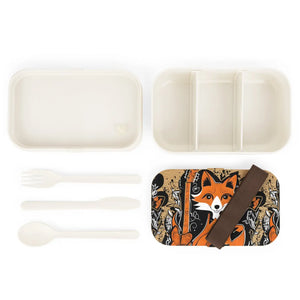 Fox with Guitar Bento Lunch Box - Bpa Free - Dipaliz - Sets