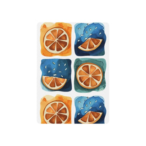 Vivid Orange Slice Poker Playing Cards - 300gsm - Dipaliz - Card Games