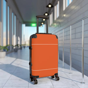 Orange Stripe Suitcase Lightweight Travel Luggage Dipaliz - Suitcases