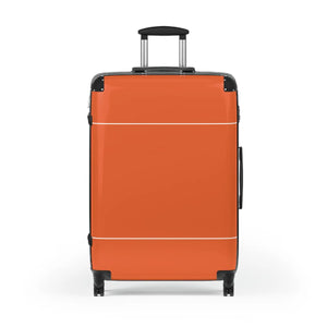 Orange Stripe Suitcase Lightweight Travel Luggage Dipaliz - Suitcases